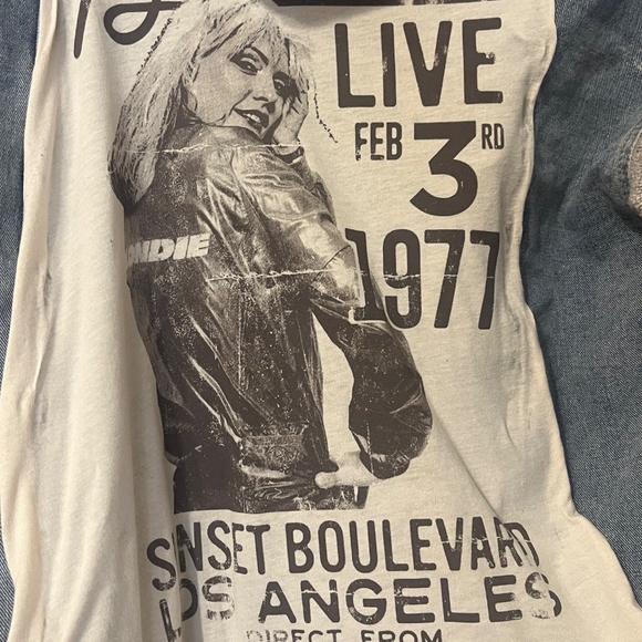 Upcycled Blondie Jean jacket size 2xL - Picture 10 of 10